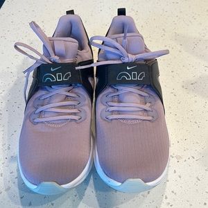 Nike Air Max size 9 and are the ash plum and black